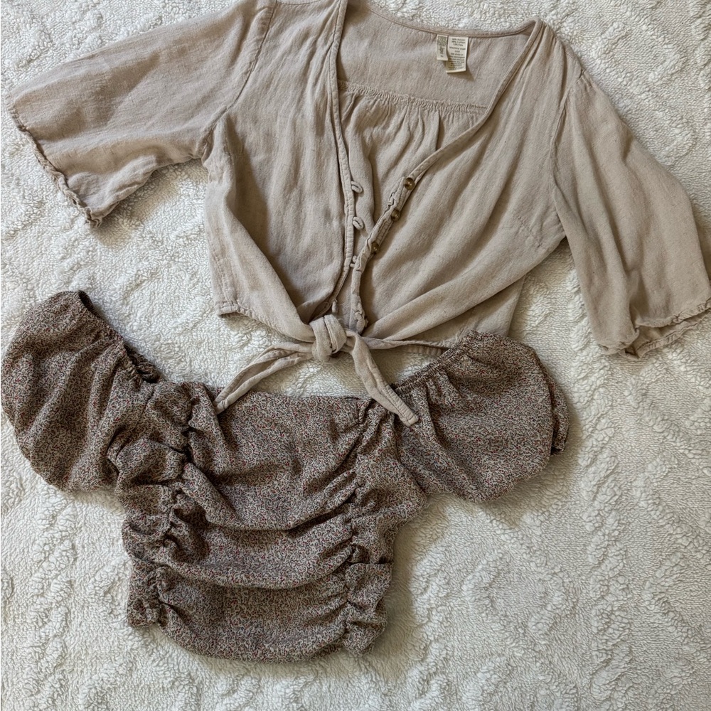 DONATED  Crop top vacation bundle